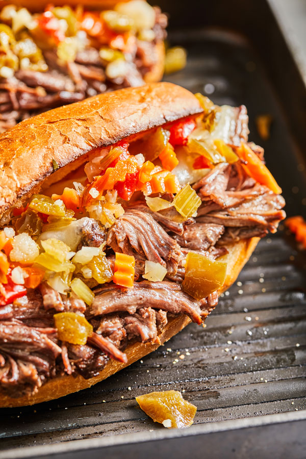 italian beef sandwich